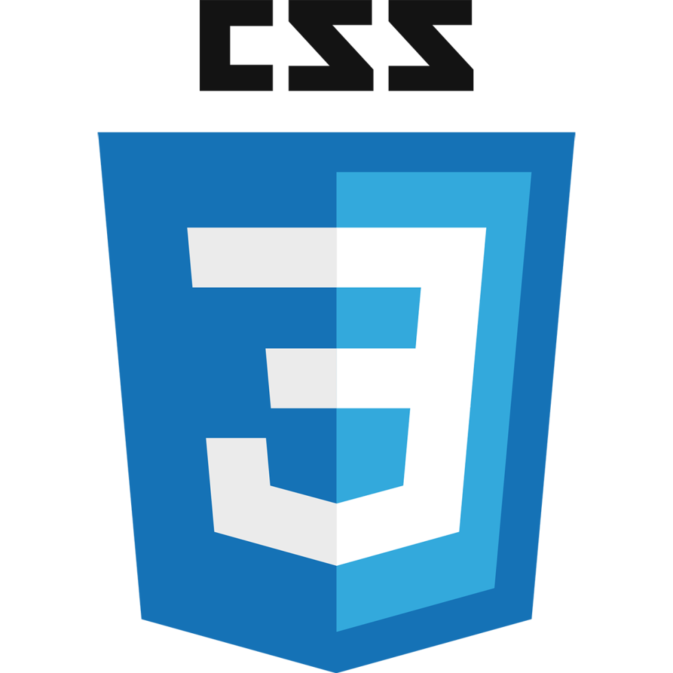 Blue css logo